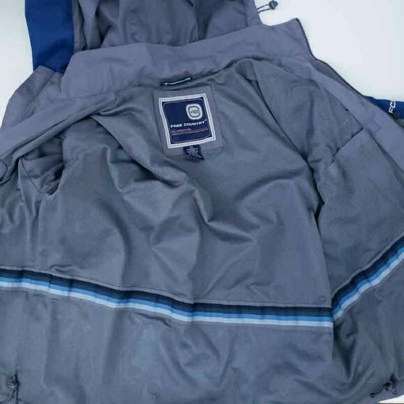 Free Country Windbreaker Jacket Hooded Soft Shell Men XXL Zip Up Pockets - Picture 4 of 7